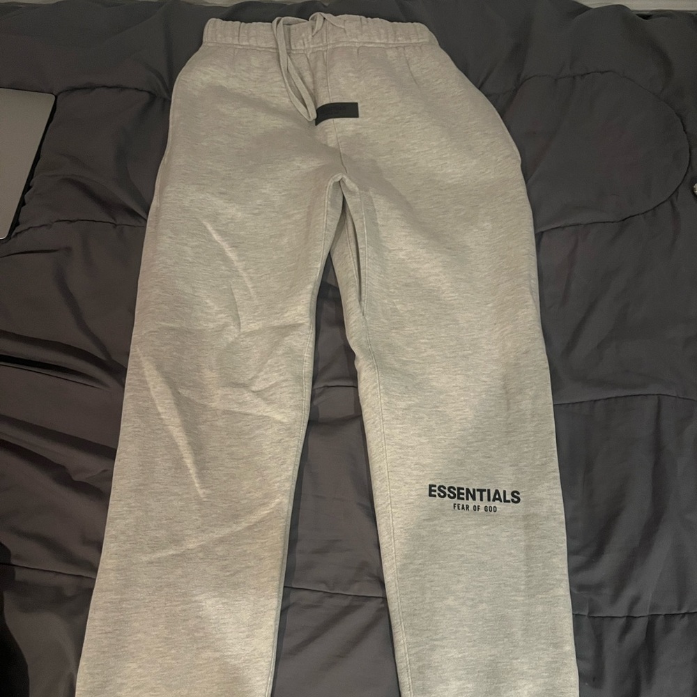Essentials light oatmeal sweats